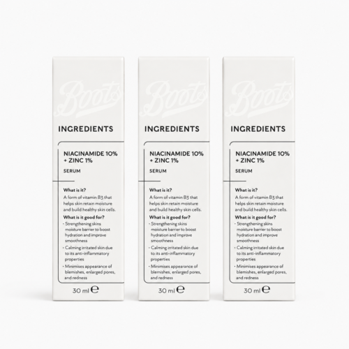 boots niacinamide 10% Boots Niacinamide 10% + Zinc 1% Serum – Brightening & Oil Control Serum (30ml)