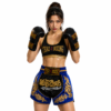 muai thai shorts (2) Royal Blue & Black Muay Thai Shorts